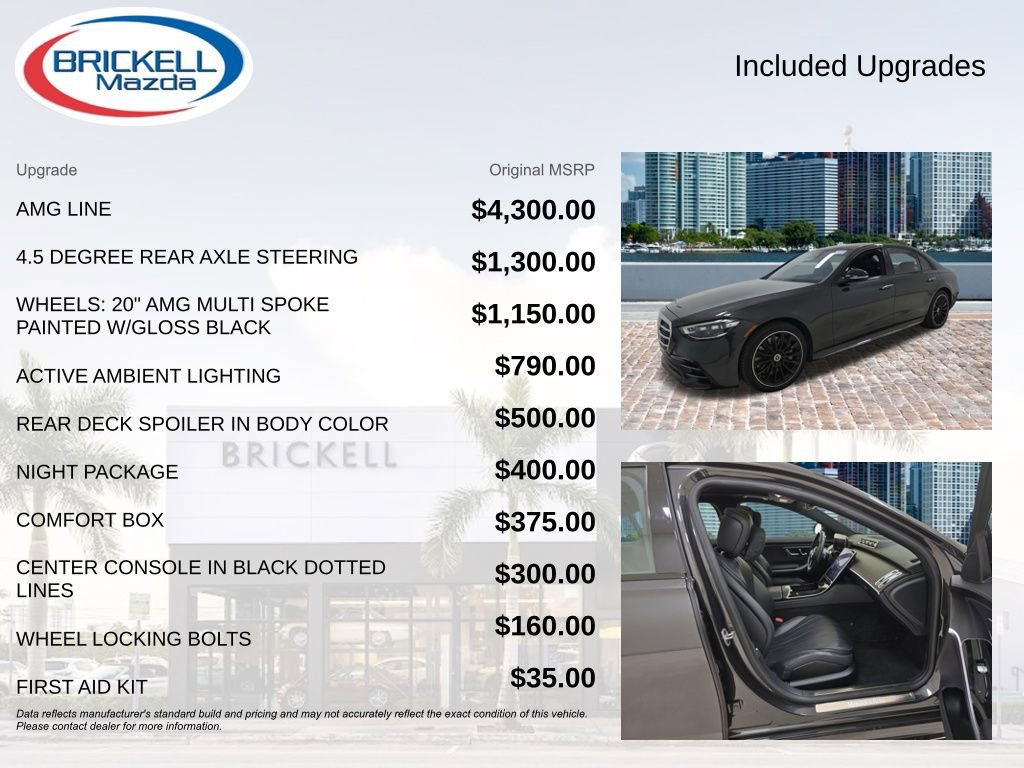 Used 2023 Mercedes-Benz S 500 4MATIC w/ AMG Line image 13