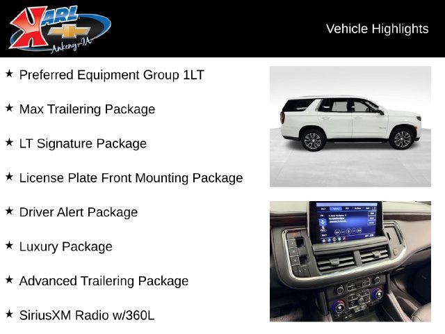 Certified 2021 Chevrolet Tahoe LT w/ LT Signature Package AWD/4WD image 2