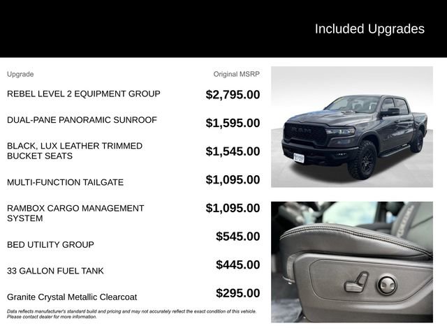 Used 2026 RAM 1500 Rebel w/ Rebel Level 2 Equipment Group image 5