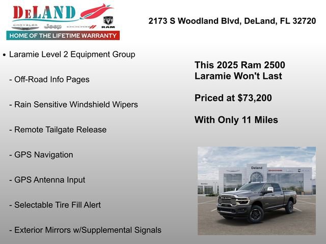 New 2025 RAM 2500 Laramie AWD/4WD image 13