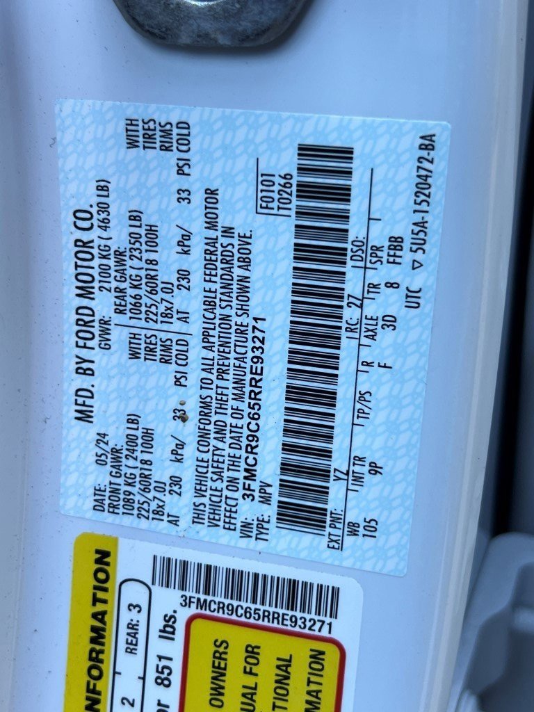 Used 2024 Ford Bronco Sport Outer Banks w/ Tech Package image 33