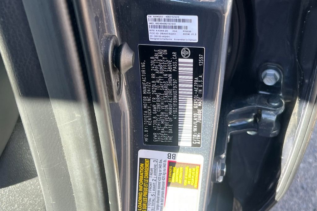 Certified 2022 Toyota Avalon Limited w/ Advanced Safety Package image 31