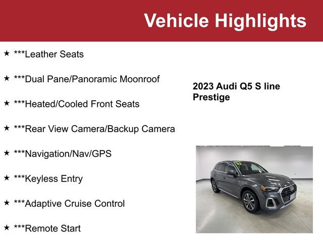 Used 2023 Audi Q5 2.0T Prestige w/ Prestige Package image 2