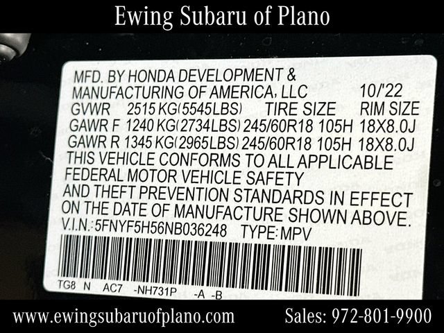 Used 2022 Honda Pilot EX-L image 35