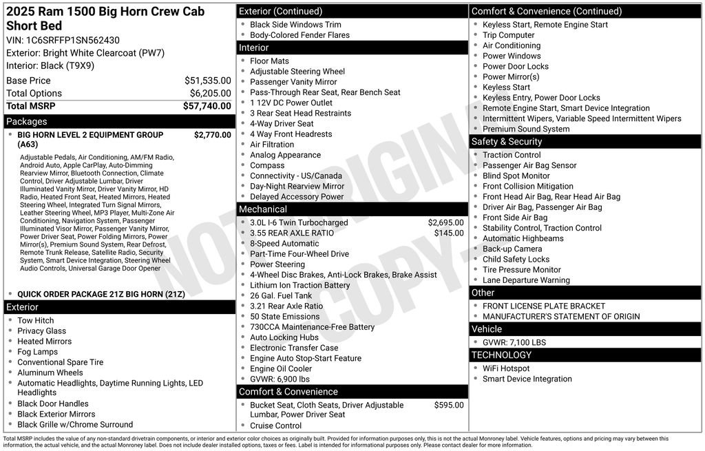 Used 2025 RAM 1500 Big Horn image 5