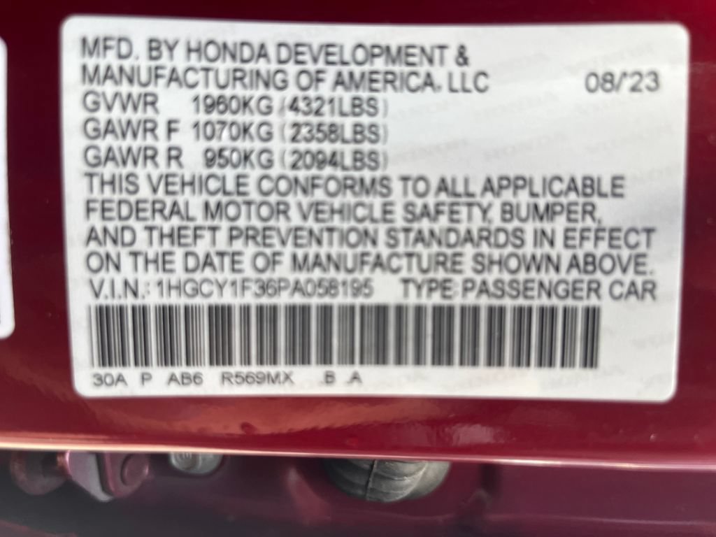 Used 2023 Honda Accord EX image 29