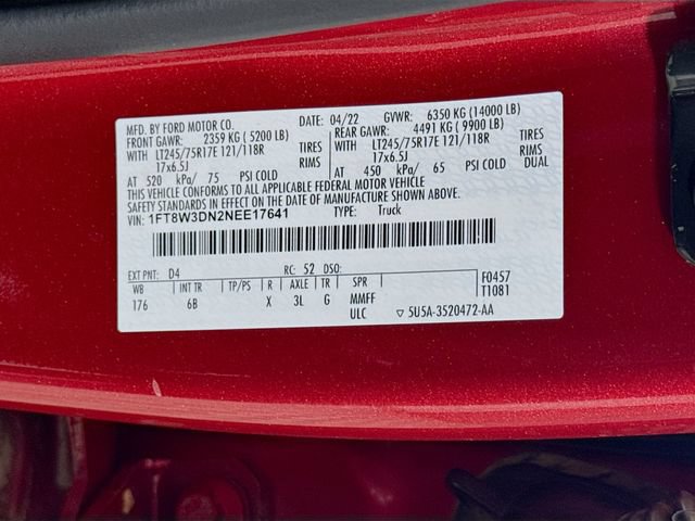 Used 2022 Ford F350 Lariat w/ Lariat Value Package AWD/4WD image 31