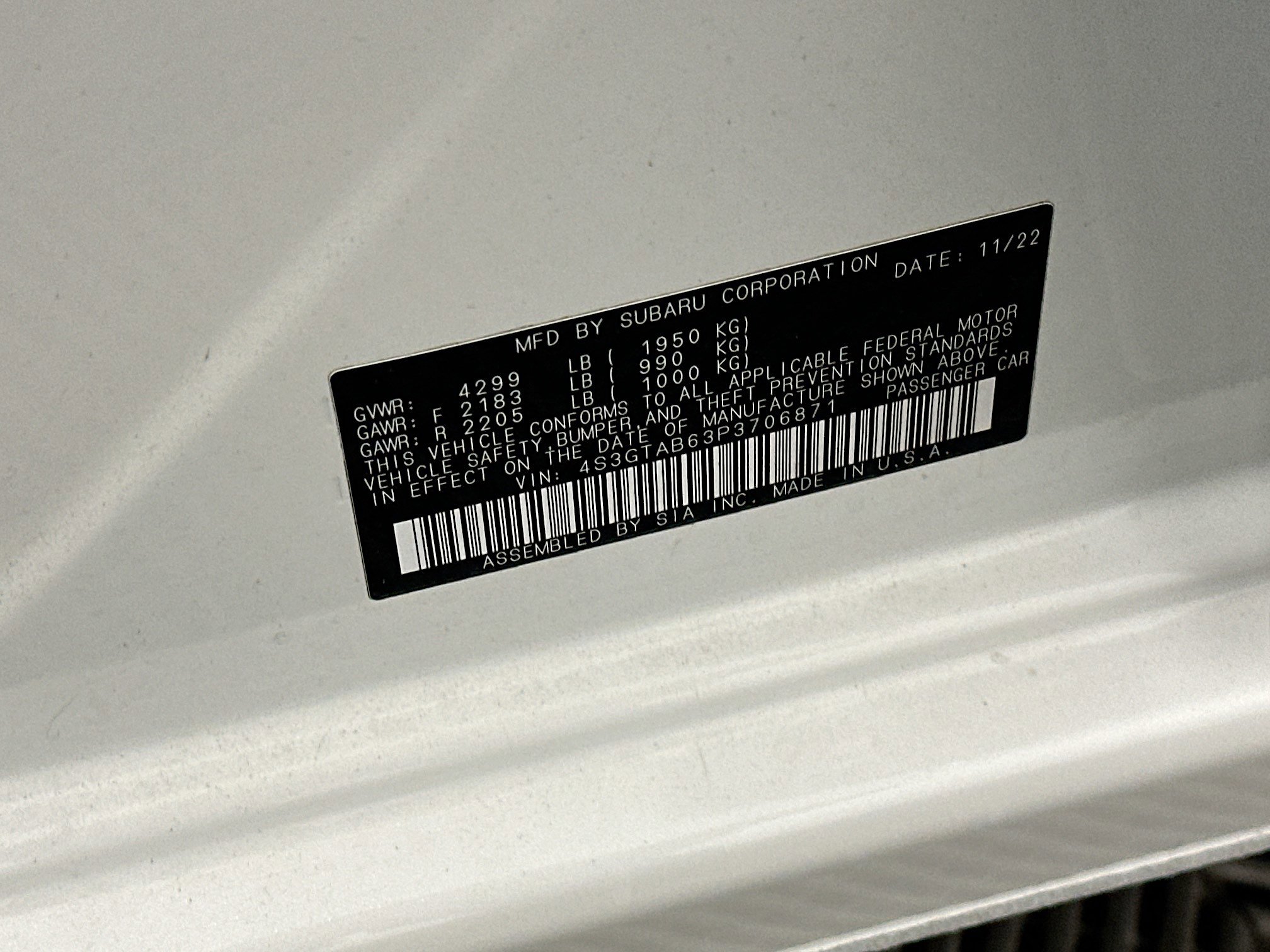 Used 2023 Subaru Impreza 2.0i image 12