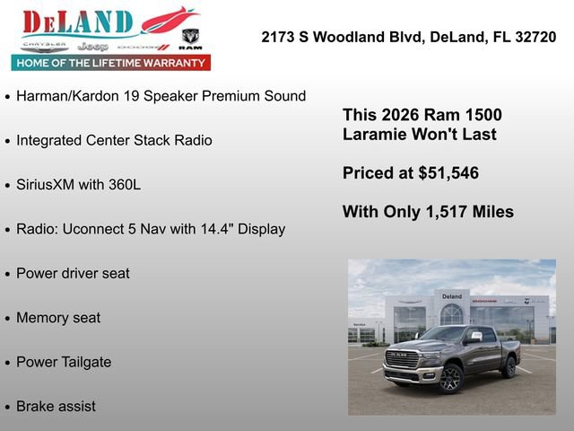 New 2026 RAM 1500 Laramie AWD/4WD image 24