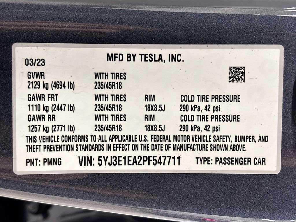 Used 2023 Tesla Model 3 Standard Range image 25