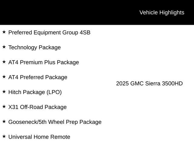 Used 2025 GMC Sierra 3500 AT4 w/ AT4 Premium Plus Package image 12