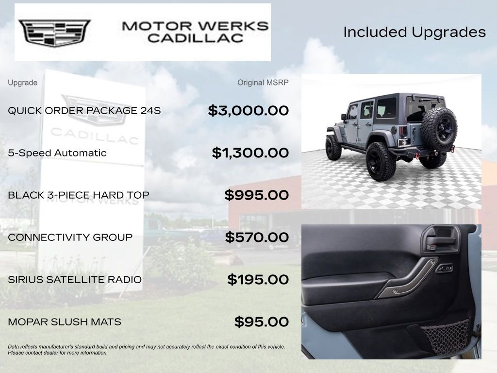 Used 2014 Jeep Wrangler Unlimited Sport w/ Quick Order Package 24S image 9