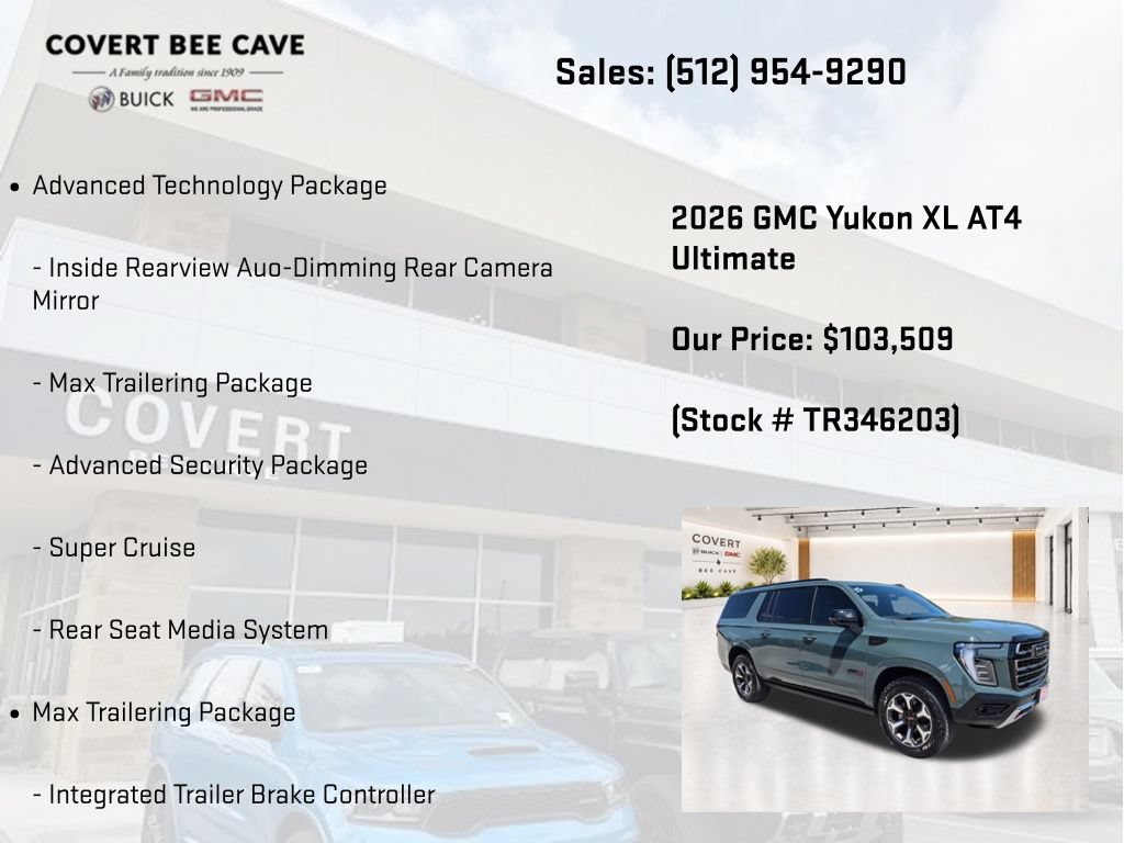 New 2026 GMC Yukon XL AT4 Ultimate AWD/4WD image 31