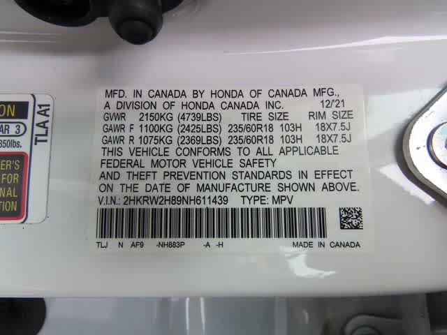 Certified 2022 Honda CR-V EX-L image 27