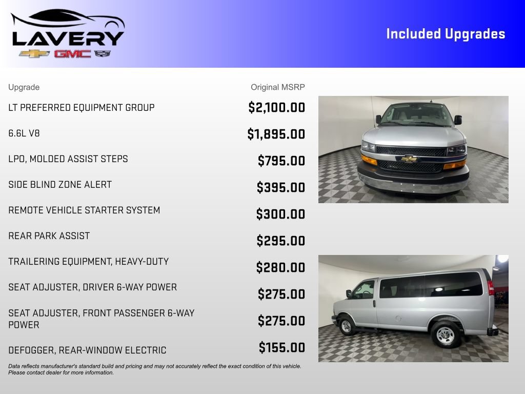 Used 2025 Chevrolet Express 2500 LT w/ LT Preferred Equipment Group RWD image 7
