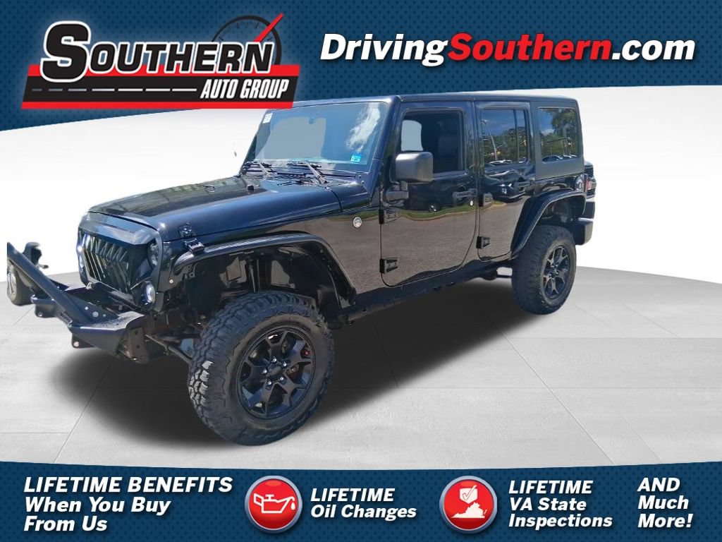 Used 2016 Jeep Wrangler Unlimited Sport w/ Quick Order Package 24S AWD/4WD image 1