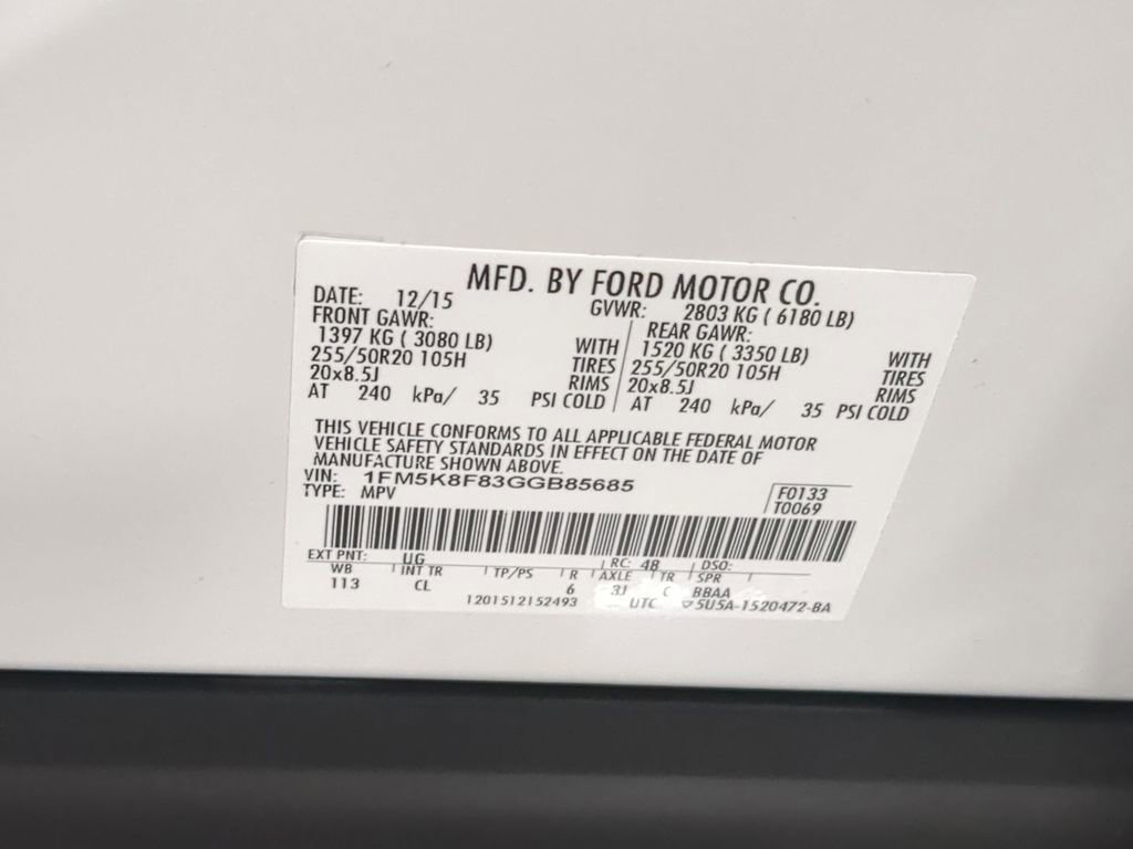 Used 2016 Ford Explorer Limited AWD/4WD image 36