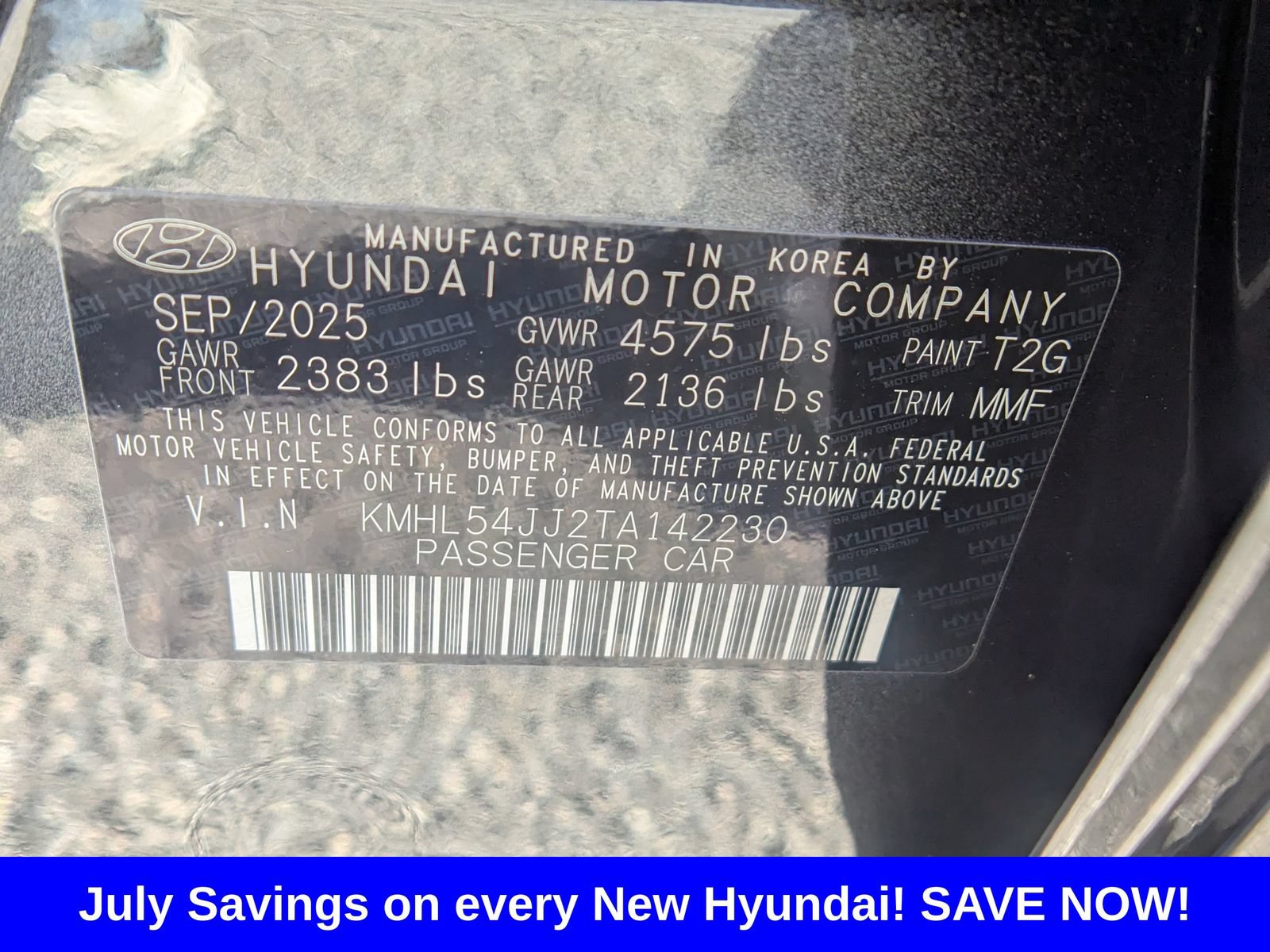 New 2026 Hyundai Sonata Limited FWD image 23