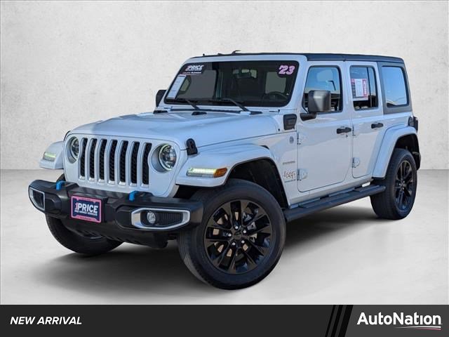 Used 2023 Jeep Wrangler Sahara w/ Cold Weather Group AWD/4WD image 1