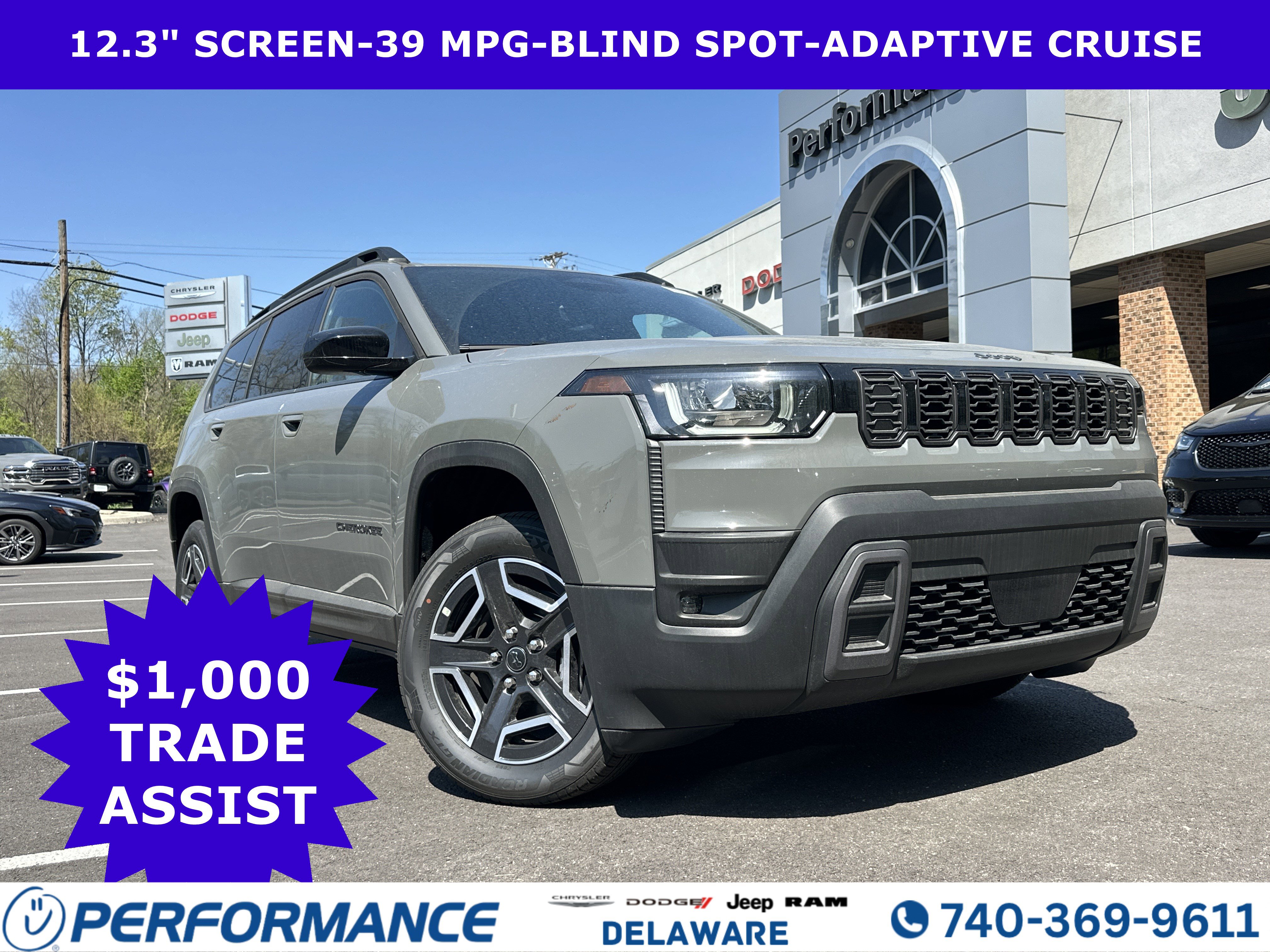 New 2026 Jeep Cherokee Laredo AWD/4WD image 1