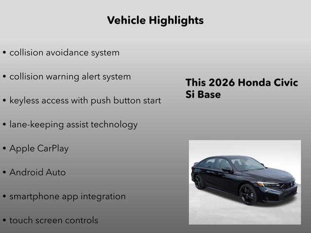 New 2026 Honda Civic Si image 10
