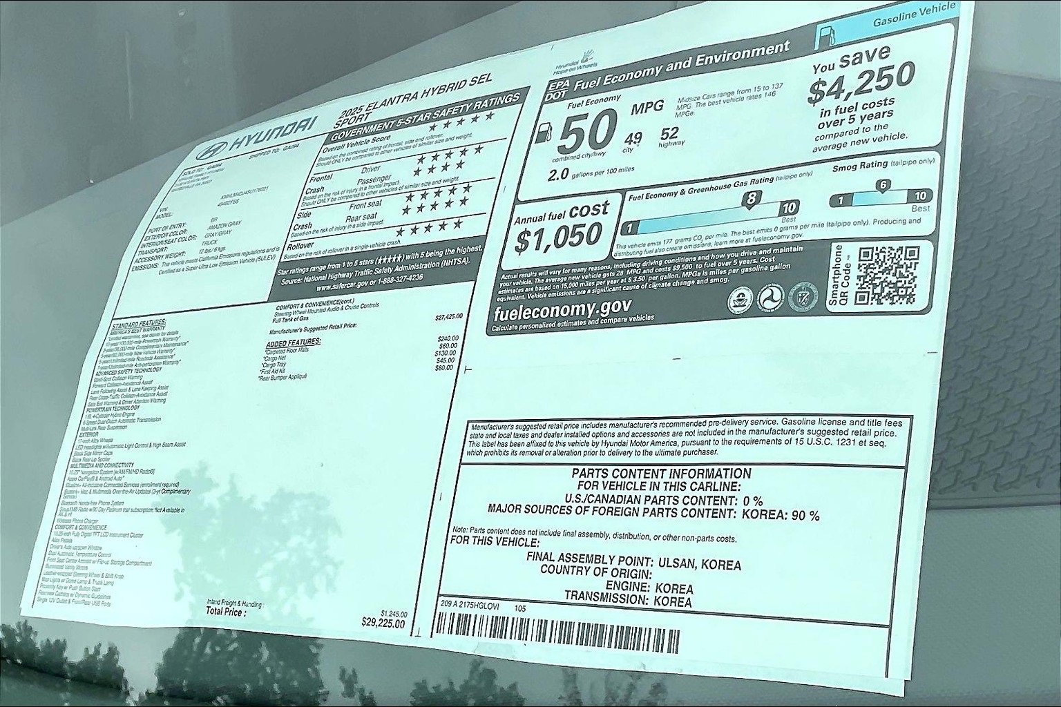 New 2025 Hyundai Elantra SEL image 14