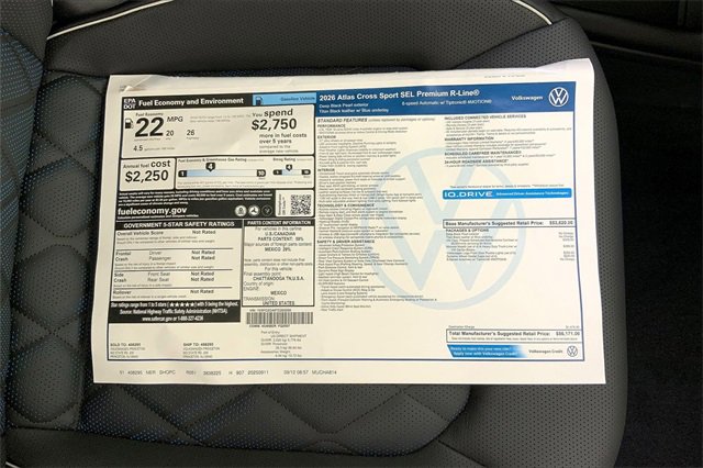 New 2026 Volkswagen Atlas Cross Sport SEL Premium R-Line image 15