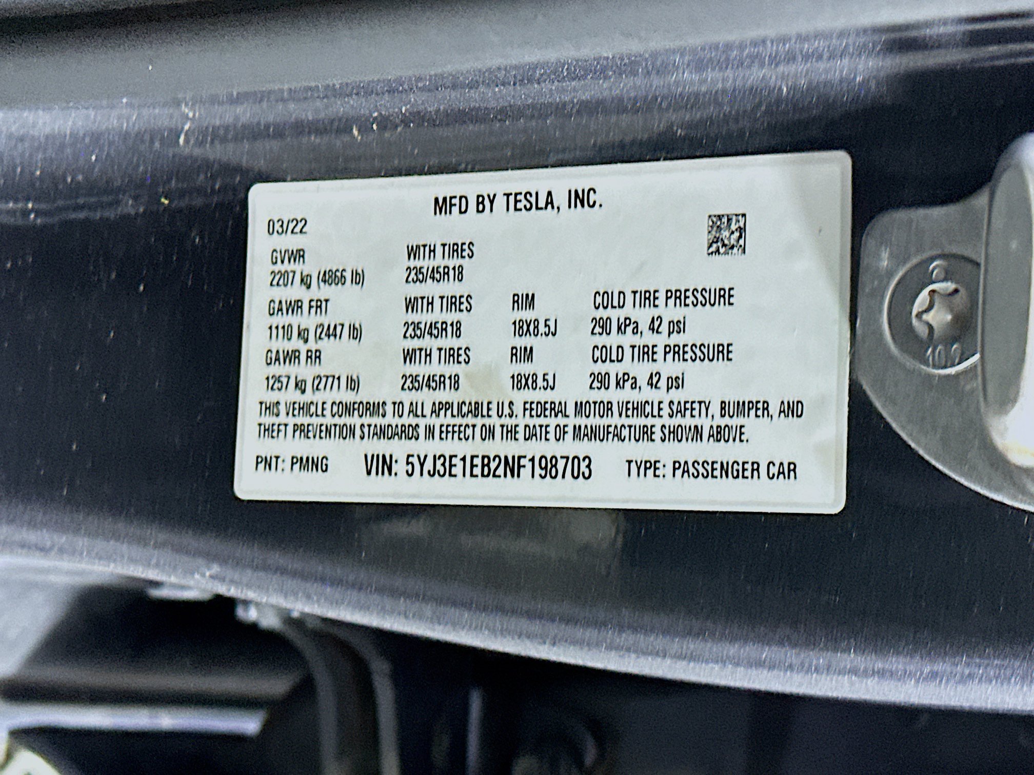 Used 2022 Tesla Model 3 Long Range AWD/4WD image 12