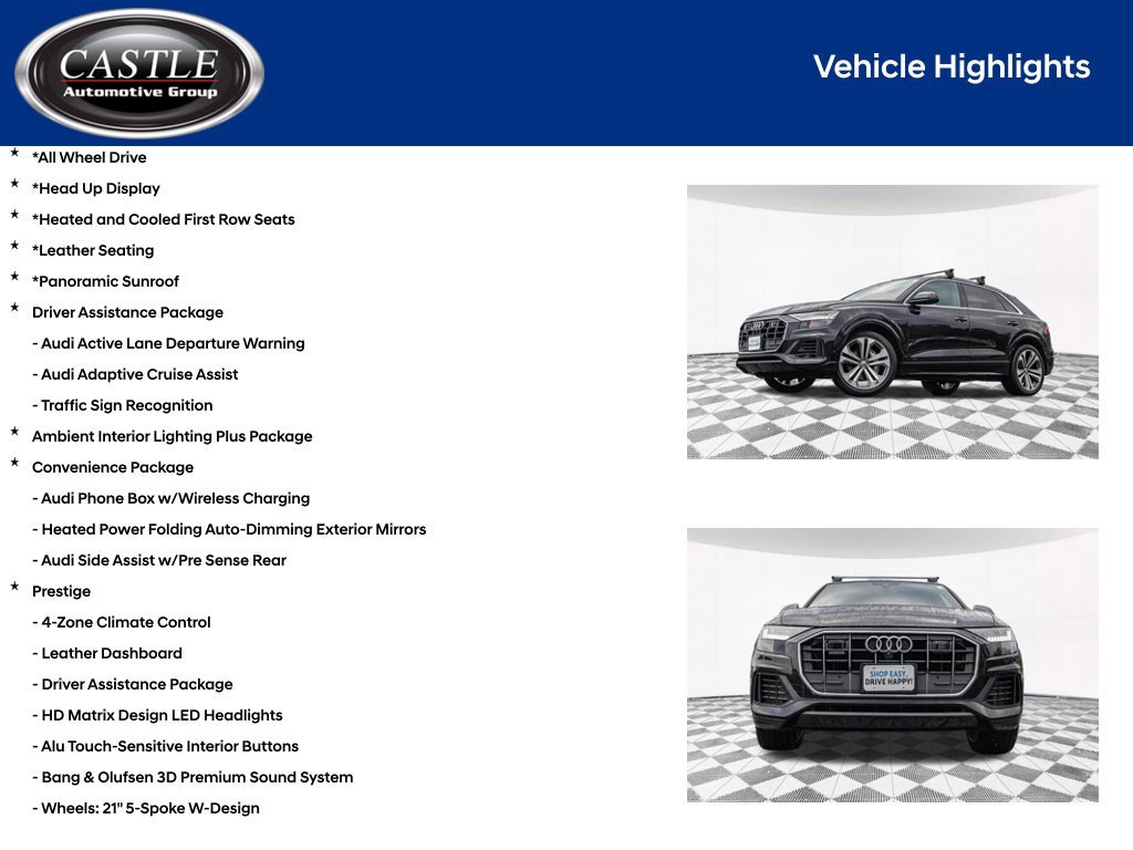 Used 2019 Audi Q8 Prestige AWD/4WD image 3