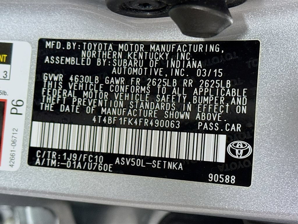 Used 2015 Toyota Camry LE FWD image 32