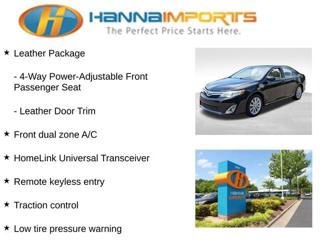 Used 2012 Toyota Camry XLE w/ Leather Pkg FWD image 15