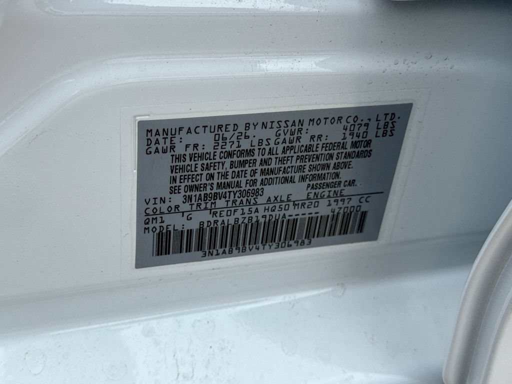 New 2026 Nissan Sentra S w/ Floor Mat Package FWD image 27