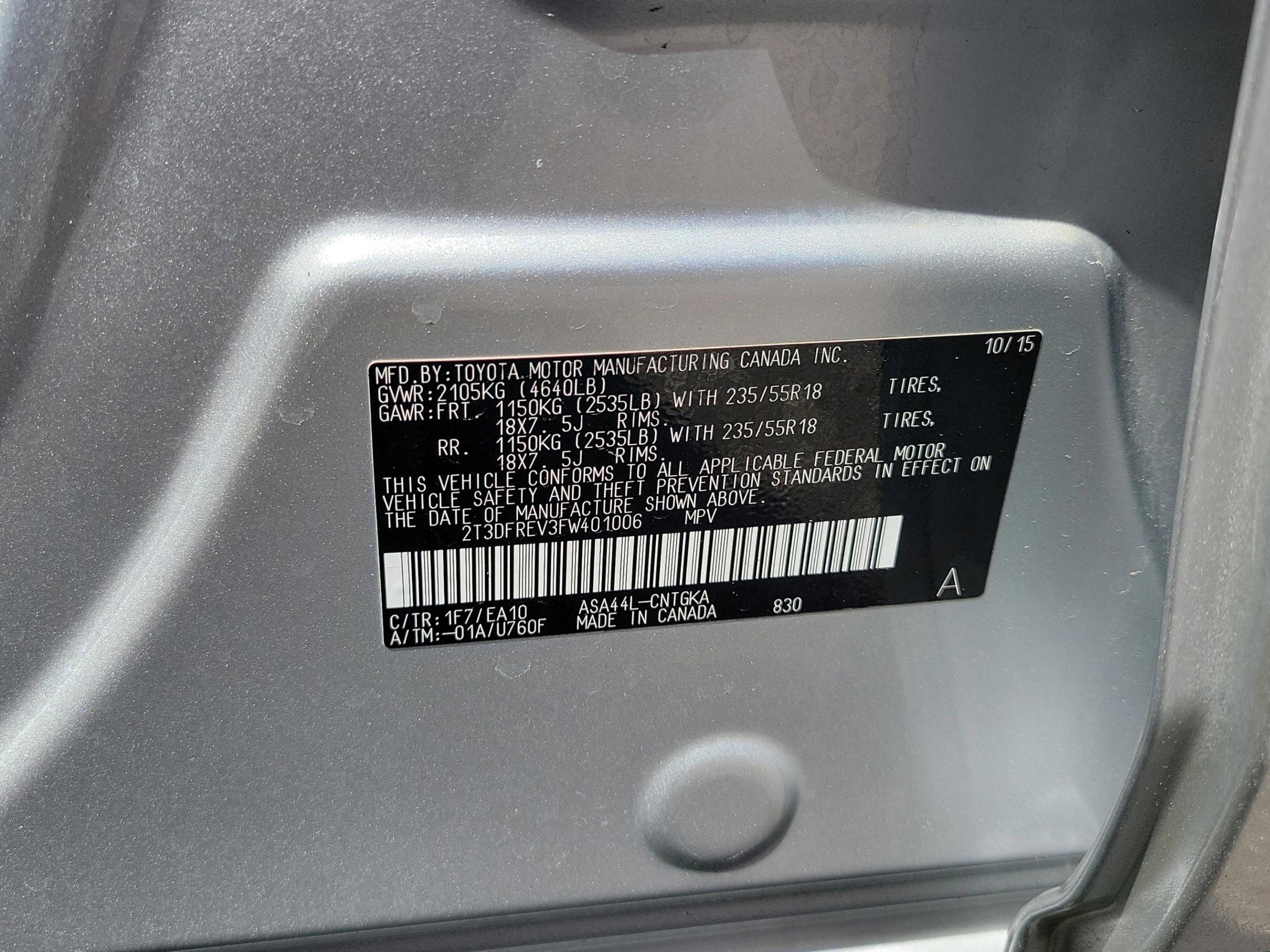 Used 2015 Toyota RAV4 Limited w/ Technology Package image 35