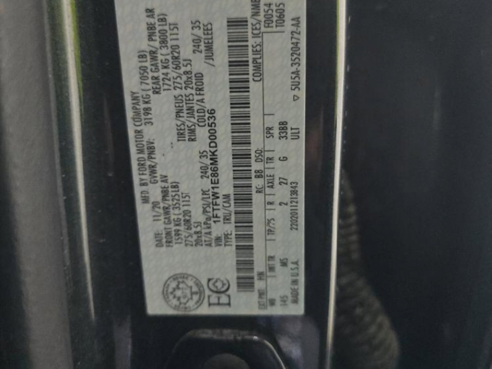 Used 2021 Ford F150 XLT w/ Equipment Group 302A High AWD/4WD image 15