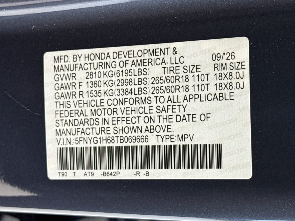 New 2026 Honda Pilot TrailSport image 33