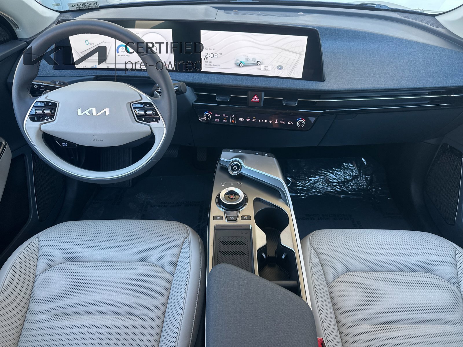 Certified 2024 Kia EV6 Wind w/ Wind Technology Package RWD image 14