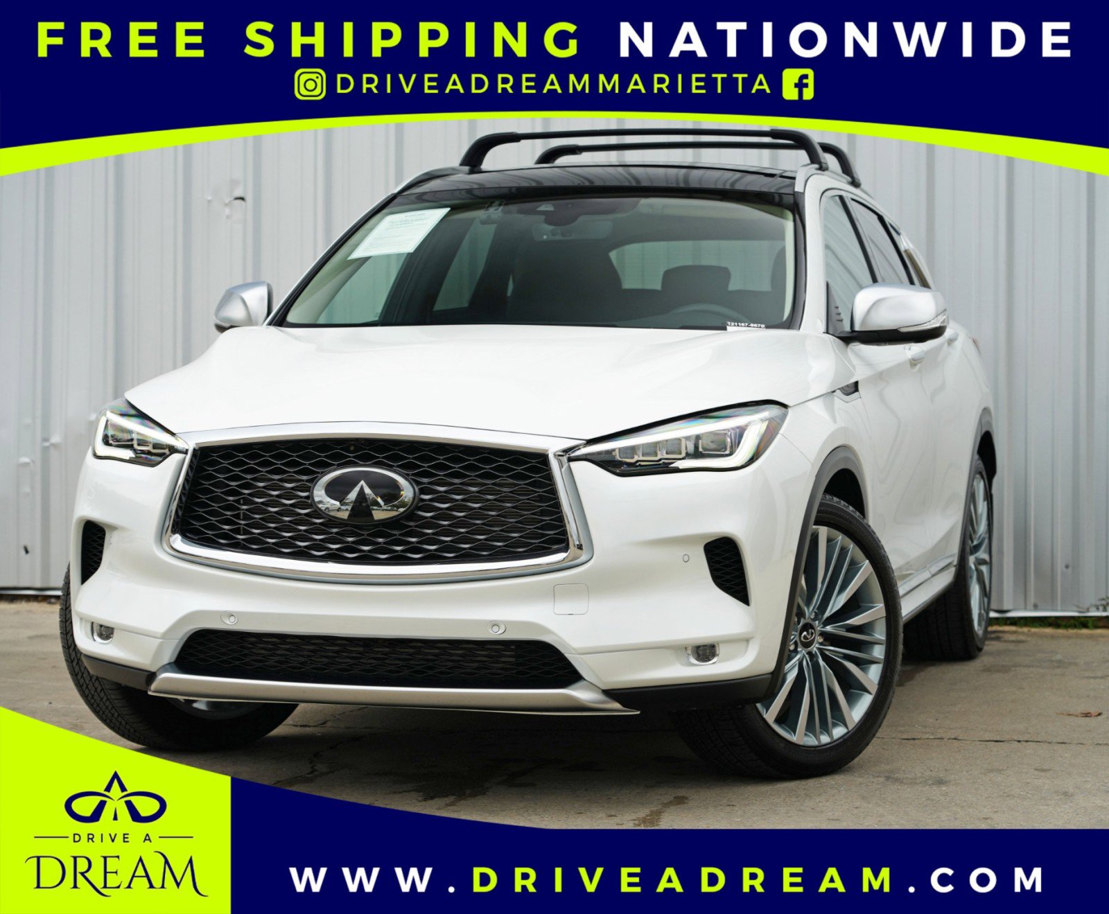Used 2023 INFINITI QX50 Sensory w/ Accent Package image 1