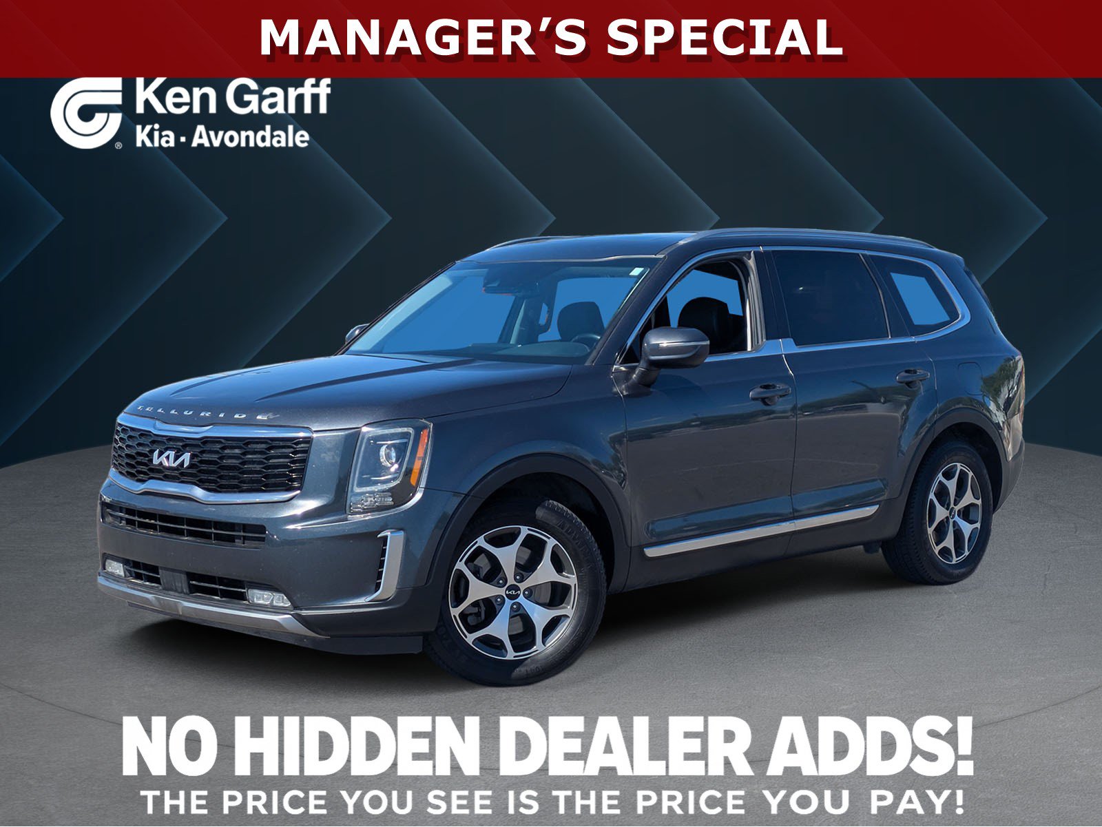 Used 2022 Kia Telluride EX w/ Towing Package FWD image 1