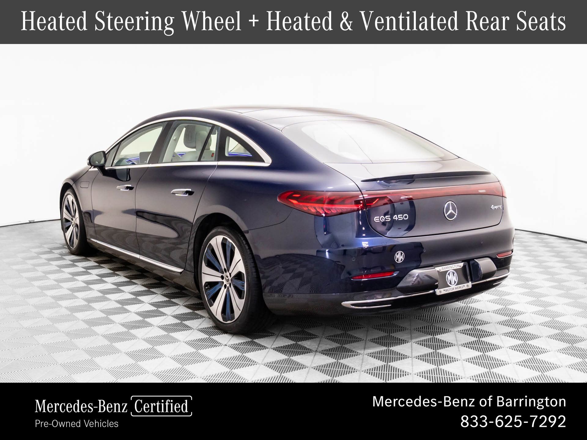 Used 2023 Mercedes-Benz EQS 450+ 4MATIC Sedan video 3