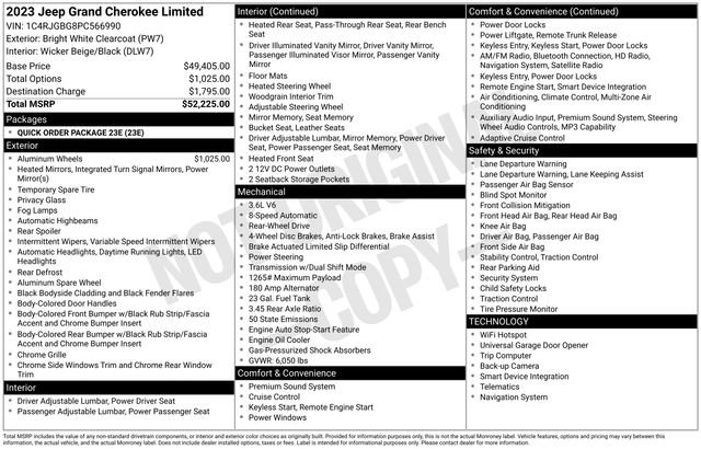 Used 2023 Jeep Grand Cherokee Limited RWD image 5