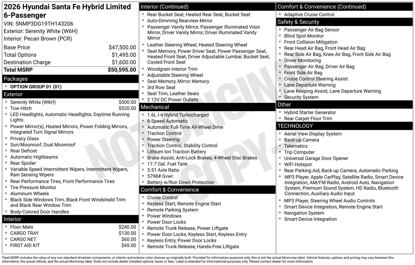 New 2026 Hyundai Santa Fe Limited AWD/4WD image 18