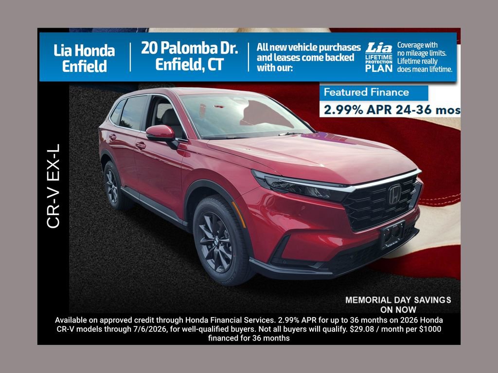 New 2026 Honda CR-V EX-L 360° Tour