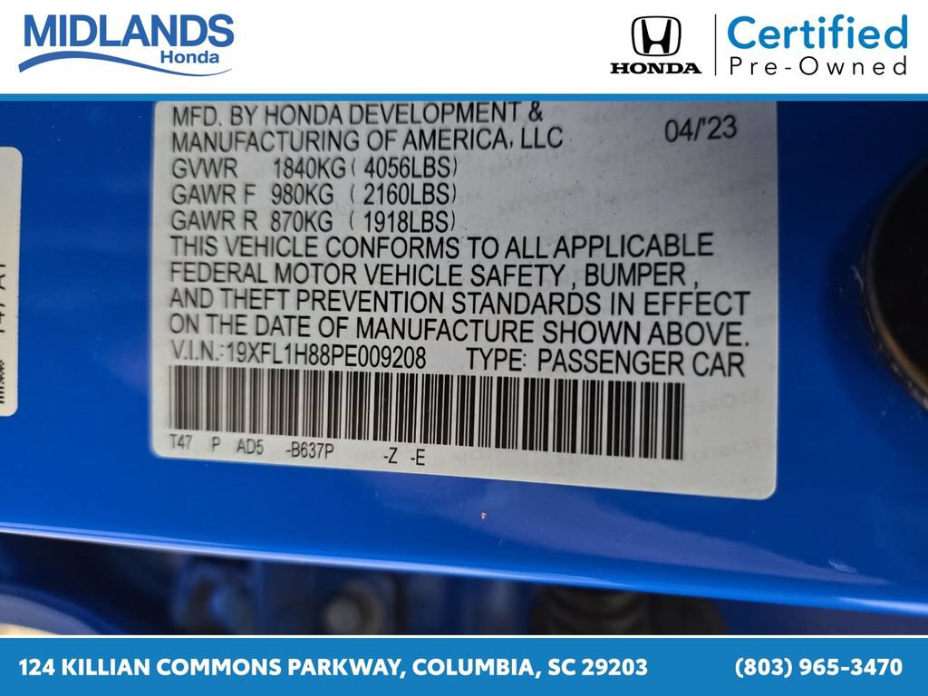 Used 2023 Honda Civic Sport Touring image 29