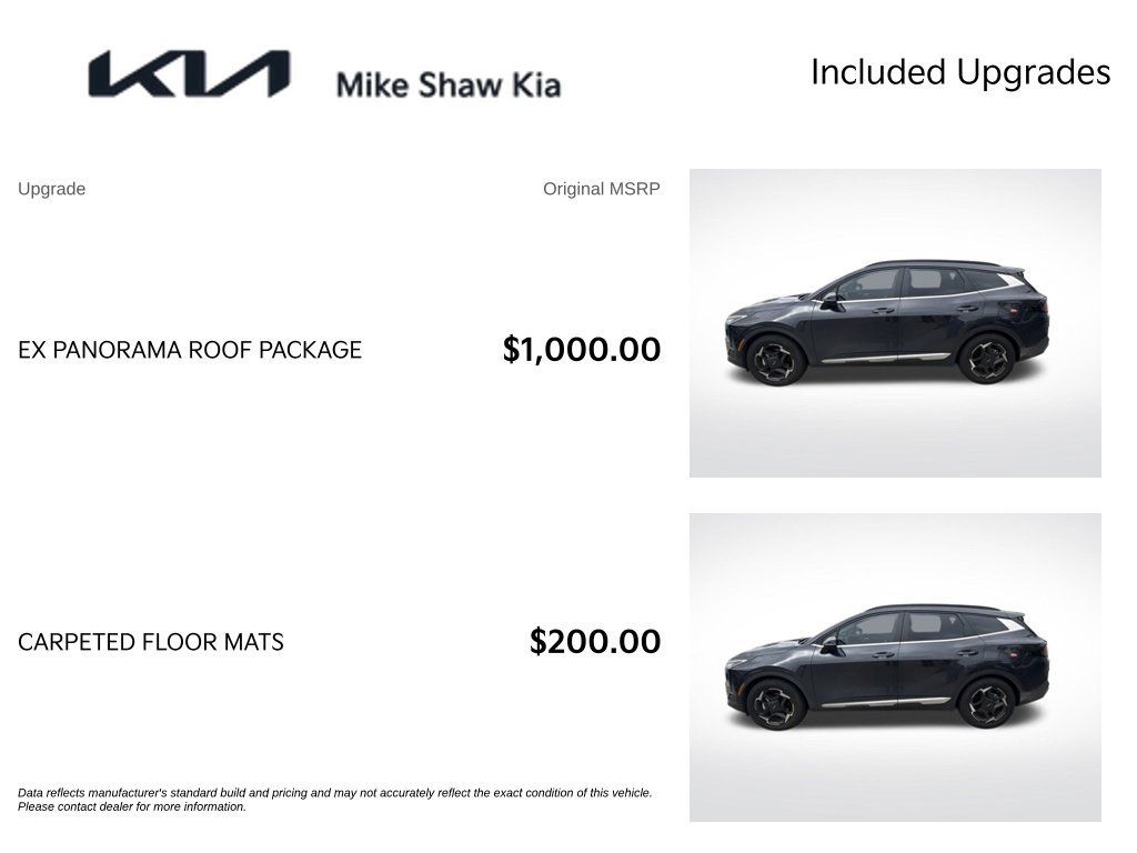 Certified 2026 Kia Sportage EX w/ EX Panorama Roof Package FWD image 6
