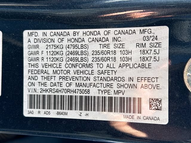 Used 2024 Honda CR-V EX-L image 16