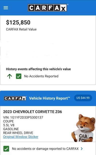 Used 2023 Chevrolet Corvette Z06 image 9