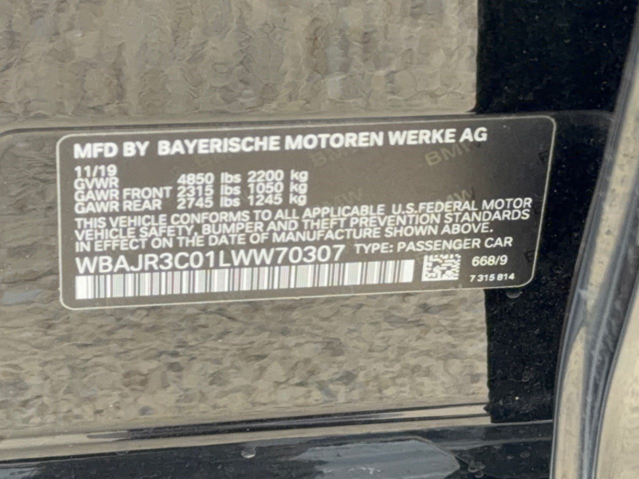 Used 2020 BMW 530i w/ Convenience Package RWD image 31