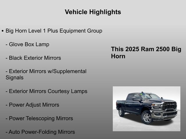 New 2025 RAM 2500 Big Horn image 15