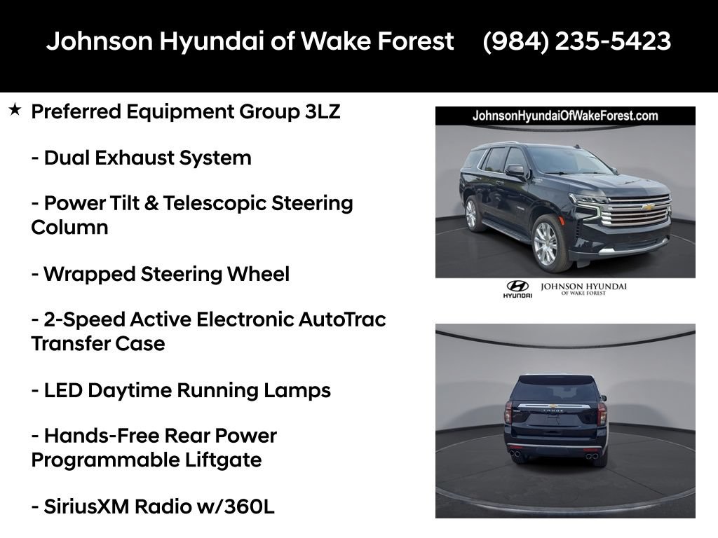 Used 2023 Chevrolet Tahoe High Country w/ Advanced Technology Package AWD/4WD image 24