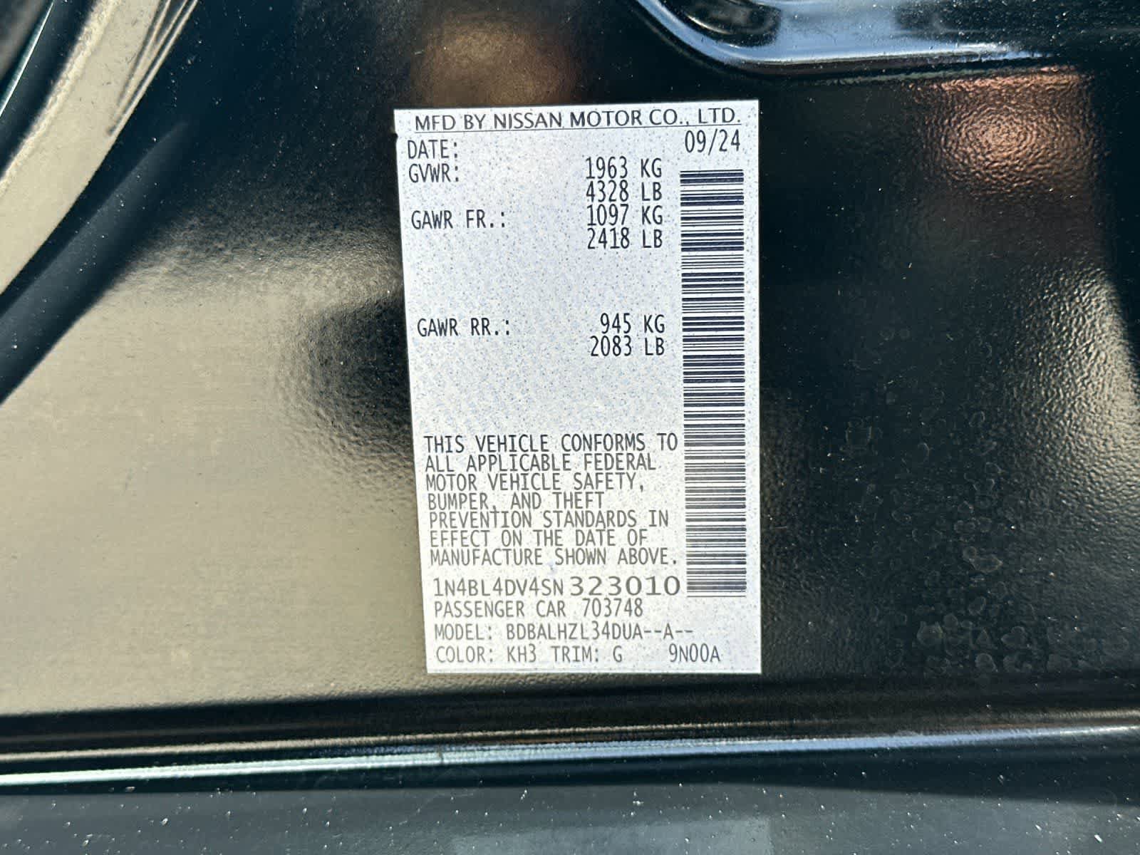 Used 2025 Nissan Altima 2.5 SV FWD image 30